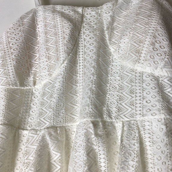 DONATED No Boundaries white lace open back sun dress - Picture 3 of 6